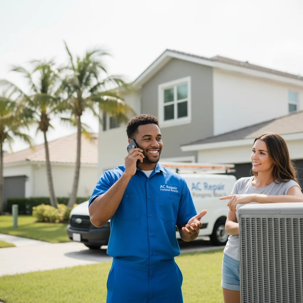 AC Repair Pompano Beach customer support in North Fond Du Lac
